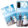 Sunrive Personalizzate Cover compatibile con Wiko Power U10 personalizzabile con Foto Testi Frase Logo Disegni e Grafiche Personalizzata, assorbimento degli urti morbido TPU trasparente