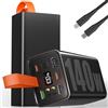Honestself 140W Power Bank 70000mAh:grande Batteria Esterna Portatile con Ricarica Rapida Powerbank PD3.1 QC4.0, 5 Uscite USB-C, Display LED e Torcia - Ideale per Laptop Smartphone Tablet Viaggi e Outdoor