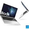 Samsung Galaxy Book PC Portatile, 15.6, FHD LED, Intel Core i5 di undicesima generazione, Intel® Iris® Xe, RAM 8GB LPDDR4x, 256GB NVMe SSD, Windows 11 Pro, Mystic Silver