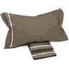 Tex family Lenzuola Matrimoniali Cotone Completo MAXI Design Moderno Time Colore Beige