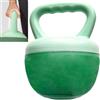Smaoqingji Kettlebell Morbido Kettlebells Regolabile - 1 Pezzo, Verde, Regolabile Dumbbells, può Essere Riempito di Sabbia, Peso Liberamente Regolabile, può Migliorare la Forza Complessiva del Core