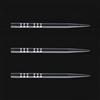 WINMAU Nero Zigrinato Steeltip Dart Punti - 1 Set per Confezione (3 Punti in Totale)