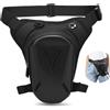 YZROHYI Marsupio da Moto Uomo Uomo,Borsa Gamba Moto Impermeabile,Marsupio Cosciale Piccola,Tasca Gamba Nero,Leg Bag,Borsello Cosciale,Borsello da Cintura Tattico,Marsupios Sportivo per Corsa Viaggio