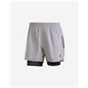 Adidas Otr B 2in1 M - Short Running - Uomo - Grigio