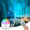 vsshe Lampada Proiettore Soffitto, 3 in 1 Onde Proiettore Stelle Soffitto, 16 colori LED Lampada Proiettores Stelle, Ocean Wave Proiettores con Telecomando, 4 Modalità, Alimentato tramite USB