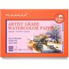 Fuumuui Carta Acquerello Cotone A4-22 Fogli Acquerello, Priva di Acidi, 300gr, 100% Cotone, Pressato a Freddo, Album Da Disegno Professionale | Ideale Per Pittura E Disegno Con Acquarello, Watercolor Paper