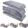 GJCrafts Cuscino per le gambe regolabile con 3 impostazioni di altezza, cuscino ergonomico in memory foam per il recupero post-operatorio e il sonno, Migliora la Circolazione, Riduce Gonfiori e Varici