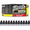 Sharpie Pro Magnum Pennarelli indelebili | punta a scalpello | nero | confezione da 12