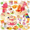 Charmofun 55 Pezzi Formine per Plastilina, 36 Pasta Modellabile Bambini, Plastilina Accessori Cucina, Plastilina Gelatiera Pasticcera Macchina per la Pasta, Giochi Regalo per Ragazzi Ragazze 3+Anni