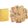 WBZOWRB 55 biglietti d'oro per Pokemon, Vstar Vmax in lamina d'oro con deck Box, V carte assortite, carta placcata in oro（B）
