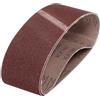 QUARKZMAN 100mm x 610mm Nastri Abrasivi, 2Pz 80 Grana Carta Vetrata per Levigatrice Ossido di Allumina Per Lavorazione Legno, Lucidatura Metalli, Affilatura Coltelli