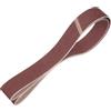 QUARKZMAN 50mm x 1829mm Nastri Abrasivi, 3Pz 100 Grana Carta Vetrata per Levigatrice Ossido di Allumina Per Lavorazione Legno, Lucidatura Metalli, Affilatura Coltelli