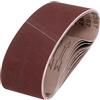 QUARKZMAN 100mm x 610mm Nastri Abrasivi, 8Pz 320 Grana Carta Vetrata per Levigatrice Ossido di Allumina Per Lavorazione Legno, Lucidatura Metalli, Affilatura Coltelli