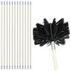 DORALO Scovolo Spazzacamino Per Camini, Kit Spazzacamino, Kit Pulizia Stufa A Pellet Tubi Canna Fumaria, Kit Spazzola Per Camino in Nylon,7.2 Meter(12×600mm)