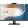 MSI Modern AM272P 12M-865IT AIO PC - 27 IPS, Windows 11 Home, 1920x1080 (FHD), Intel Core i5-1235U, Intel Iris Xe- Memoria 8GB(8GB*1) DDR4 SDRAM, SSD 512GB - Kensington, Webcam integrata - Nero