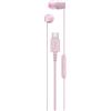 Sony IER-EX15C avec Micro - Écouteurs filaires USB-C pour Android, iPhone, Ordinateur Portable et PC - Câble Anti-enchevêtrement - Parfaits pour Les Voyages et Une Utilisation Quotidienne - Rose
