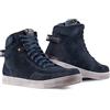 SHIMA SX-2 EVO Scarpe Moto Uomo - Stivali Moto in Pelle, Traspirante, Rinforzato con Supporto della Caviglia, Suola Antiscivolo, Impugnatura per il Cambio di Marcia (Blu, 45)