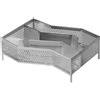 BAKAJI Affumicatore Barbecue Acciaio Inossidabile Fumatore Generatore Fumo 19x15x5.5cm