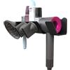 Luchs Supporto da parete - Organizer per asciugacapelli Dyson Supersonic, supporto, supporto per asciugacapelli e supporto da parete (nero R)
