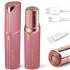 VISOFO Rimozione dei Peli del Viso per Donne | Dispositivo Rimuovi Baffetti Labbro Superiore Rasoio Viso Donna Mento Peluria Trimmer Elettrico Dermaplane Femminile Pinzette Epilatore Ragazze VISOFO (Pink)