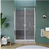 PIRALLA Porta doccia a soffietto Piralla serie Indigo 1907 L 80 x H 195 cm