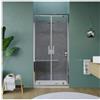 PIRALLA Porta doccia 2 ante battenti Piralla serie Indigo 1906 L 80 x H 195 cm