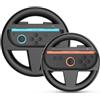 TNP Products TNP Racing - Volante per Nintendo Switch 2 JoyCon 2025, accessori per controller del volante da corsa, kit di accessori per Nintendo Switch 2 Joy-Con, set da 2, colore: nero