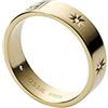 Fossil Anelli a fascia da donna in acciaio inossidabile, Oro chiaro, 8