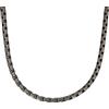 s.Oliver Collana in acciaio inossidabile per uomo, collana, argento, disponibile in una confezione regalo per gioielli