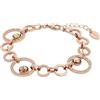 s.Oliver Bracciale in argento sterling 925/acciaio inossidabile per donna, bracciale, motivo, fornito in confezione regalo per gioielli