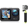 WOLFANG Action Cam GA420 4K60FPS & Set di Manico Galleggiante
