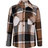 Arshiner Ragazzo Camicia Quadri Bambino Autunno Inverno Maniche Lunghe Shirt Casual Basic Bottoni Camicia per Ragazzo 13-14 Anni
