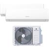 Electroline Dualsplit 9000+12000BTu EDHE43D2 + IUD263HKAW + IUD353HKAW condizionatore fisso