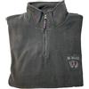 BE BOARD Felpa Invernale Polo Zip Uomo in Pile 9828 Colore Grigio (L)