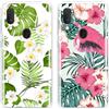 SEHEYA 2 Pezzi Custodia per Samsung Galaxy A20e Cover Aesthetic Disegni Fantasia Silicone Bumper Case Ultra Sottile TPU Morbido Antiurto Protettiva Custodie, Floreale Tropicale