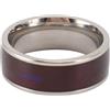 Fockety Anello NFC Smart, Anello NFC per Telefono Cellulare in Acciaio Impermeabile per Chip Ntag213, Indossabile Fasion Ring per Uomo o Donna Sblocca le Serrature Intelligenti, (SILVER)