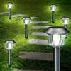 VIRSUS Lampada solare a Led da esterno 2074, lunghezza 34 cm, faretto con sensore crepuscolare, luce bianca fredda, Impermeabile per illuminazione Giardino, Viale, Sentiero, Piscina (2)