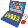 Lexibook Paw Patrol - Laptop educativo e bilingue Spagnolo/Inglese - Giocattolo per Bambino Bambino 124 attività, Impara a Giocare e Musica con Chase Marshall - Rosso/Blu JC598PAi2,61 x 45,7 x 9,1 cm