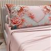 PETTI Artigiani Italiani - Lenzuola in Cotone con Federe in Stampa Digitale, Lenzuolo Una Piazza e Mezza, Completo Letto Fantasia 335 Cipria Chiaro, 100% Made in Italy