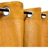 Atout Ciel Tenda in cotone con occhielli, 140 x 240 cm, senape pronta da poser