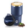 HoneyHolly Termos Caffè 600 ML, Tazza termica Riutilizzabili Prova di Perdite, Bicchiere Termico, Acciaio Inox 304, Travel Mug per Caffè Caldo e Freddo, Latte e Tè