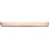 Lucide Jasper della luce specchio del bagno LED 1 X 12 W 3000 K IP44 cromo opaco, Metallo, integrato, 12 W, Cromo Satinato, 58.8 x 7.8 x 4 cm