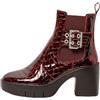 Art 1658 Sofia, Stivaletti Bassi con Lacci Donna, Bordeaux, 36 EU