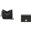 Fossil Donna Jolie Borsa in pelle nera e portafoglio Lennox, Set