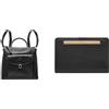 Fossil Donna Parker Borsa in pelle nera e portafoglio Liza, Set