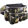 Generic Borsa portautensili resistente | Cassetta degli attrezzi organizer | multitasche per papà, meccanico, elettricista, porta attrezzi a bocca larga