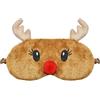 Mascherina per dormire, stile kawaii, in peluche, oscurante, per bambini, adolescenti, ragazze e donne