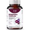 F B PHARMA Berberina Complex - Berberis Aristata + Cardo Mariano + Carciofo | Integratore Made in Italy | Supporto Metabolismo, Digestione e Fegato 120 Capsule