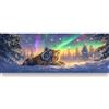Bimkole DIY 5D Grande Diamond Painting Kit Completo Fai da Te Tigre, Aurora Pittura Diamante Punto Croce Strass Arte E Creazione Di Mosaico Decorazione Murale Artigianale 30x80 cm