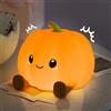 NXPZ Lampada Notturna Zucca Bambini, Lampada Notturna Bambini Carina, Lampada Notturna con Timer, Regolazione Luminosità Tattile, 3 Livelli di Luminosità, Ricaricabile, Regalo per Bambini e Bambine